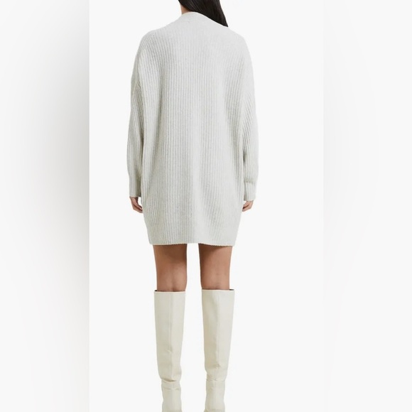 FRENCH CONNECTION | Oversized Babysoft Button Front Long Sleeve Sweater Dress - Picture 8 of 11